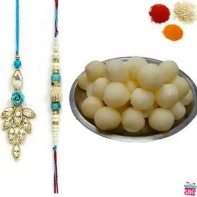 Rasgulla With Bhaiya Bhabhi Rakhi