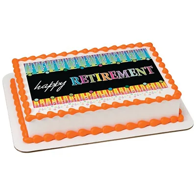 Happy Retirement Cake