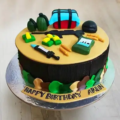 Pubg Fondant Cake