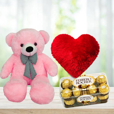 Teddy, Ferrero Rocher With Heart