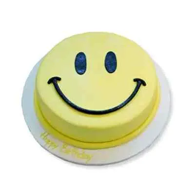 Grinning Face Emoji Cake