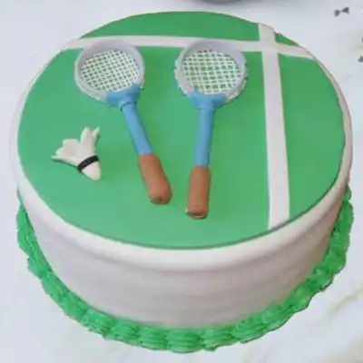 Simple Badminton Cake