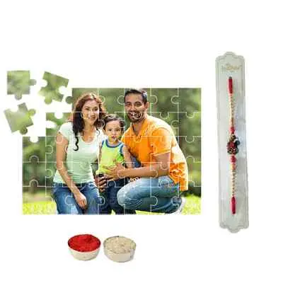 Rakhi with Personalised Puzzle