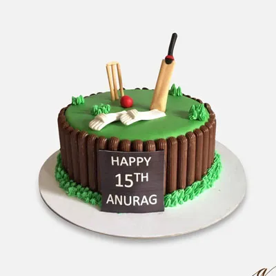 Cricket Birthday Cake