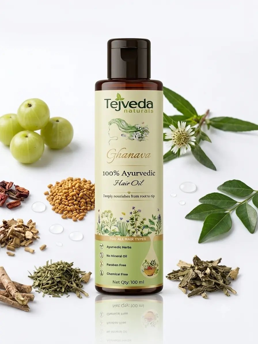 Tejveda Naturals: Ghanava Hair Oil