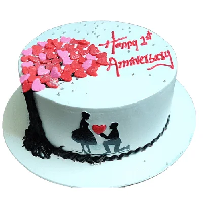 1st Month Anniversary Cake