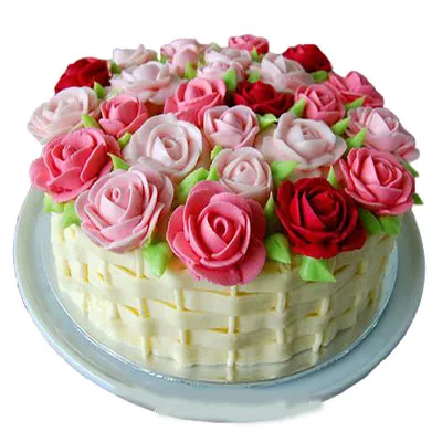 Flower Basket Cake