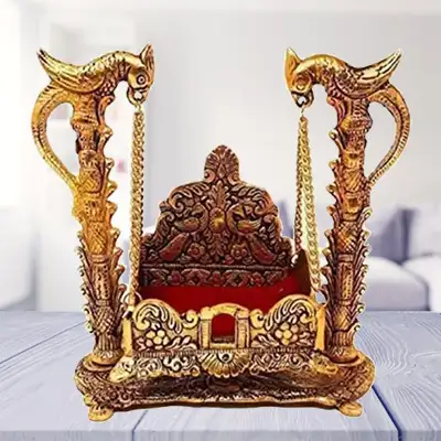 Metal Laddu Gopal Jhula