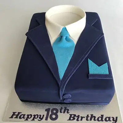 Gentleman Suit Birthday Cake