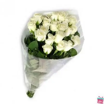 White Roses Bouquet