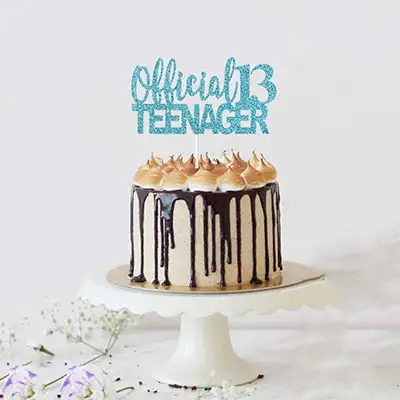 Official Teenager 13 Number Cake