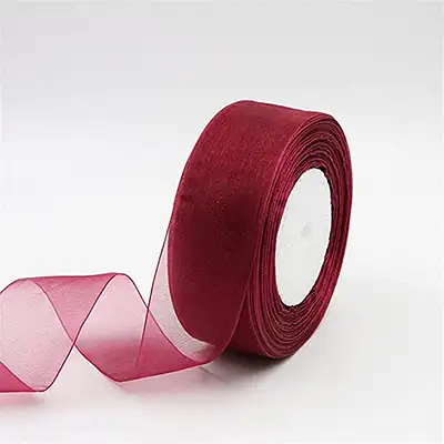 Wine shop coloured ribbon