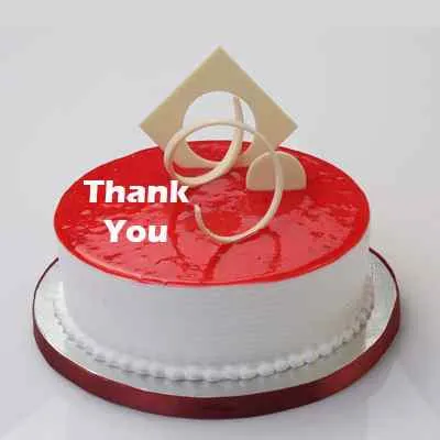 Thank You Strawberry Cake