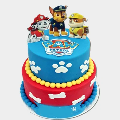 Paw Patrol Cake Design 2 Layer