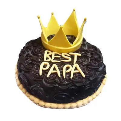 Best Papa Crown Cake