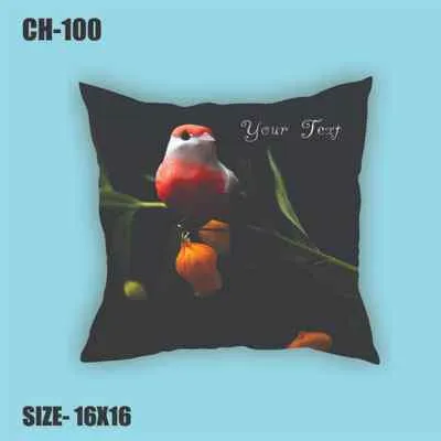 Bird Printed Cushion