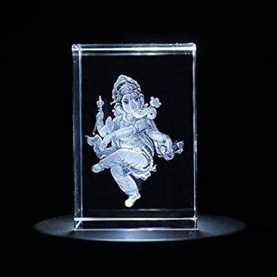 Ganesha 3D Crystal