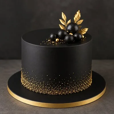 Black Golden Cake