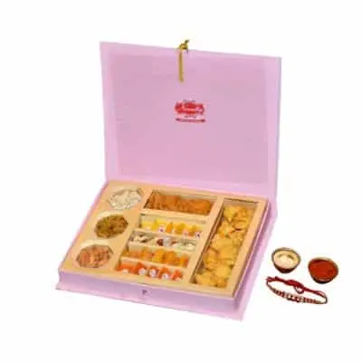 Pink Beauty Sweets and Dry Fruit Hamper