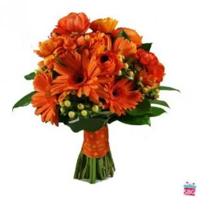 Orange Gerbera Bouquet