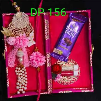 Premium Lumba Rakhi Combo Gifts