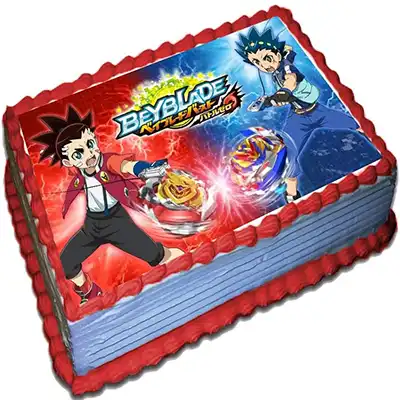 Beyblade Photo Cake