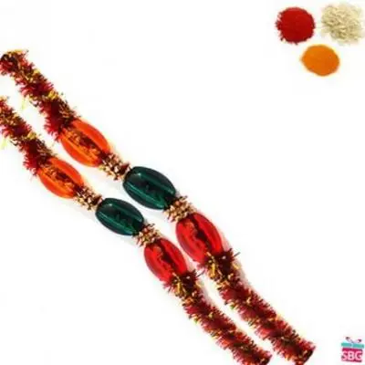 2 Beaded Rakhi