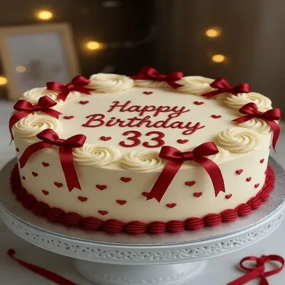 Flowery Fondant Cake