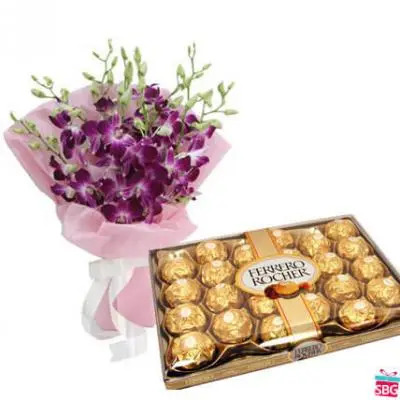 Orchids & Ferrero Rocher