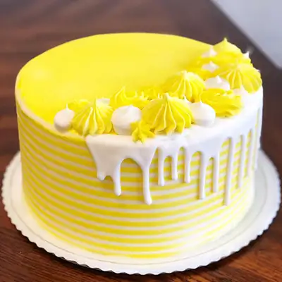 Sunny Drip Cake