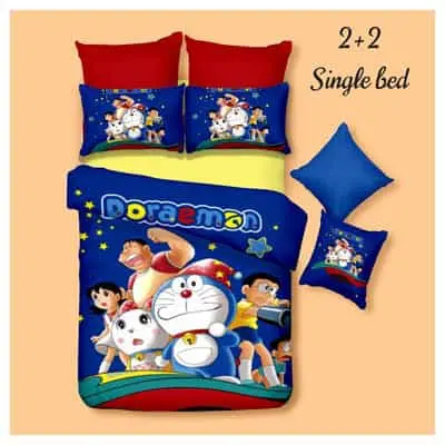 Doremon Printed Bedsheet