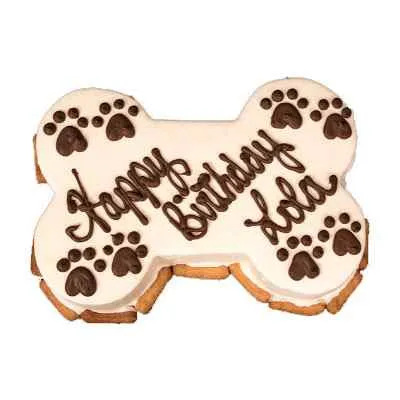 Dog bone shaped cake sale