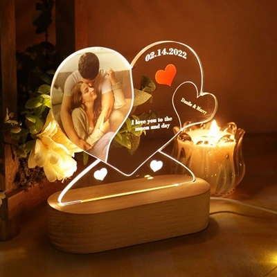 LED Heart Shaped Table Top