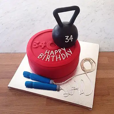 Fitness Inspired Cake