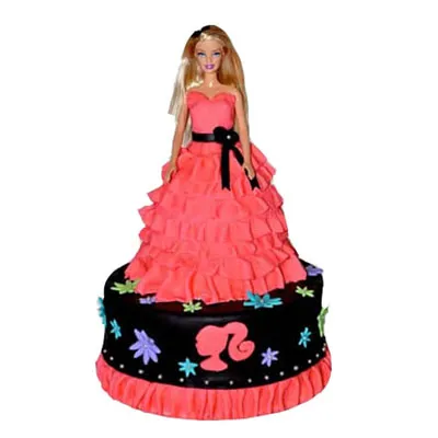 Barbie Chocolate Cake