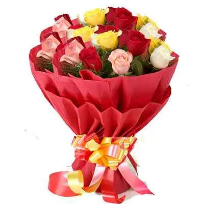 Beautiful Roses Flowers Bouquet