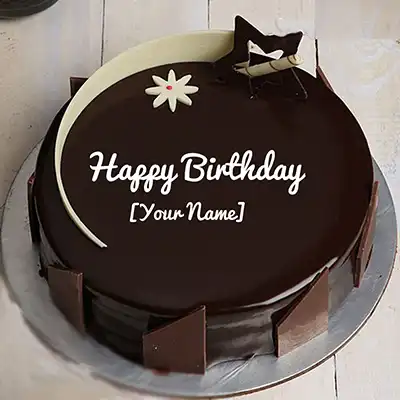 Romantic Birthday Cake with Name