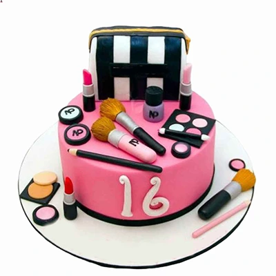 Teenage Makeup Cake