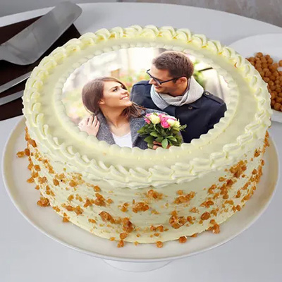 Butter Scotch Photo Cake