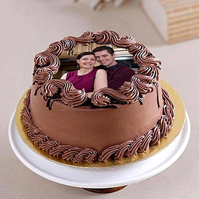 Chocolate Photo Cake