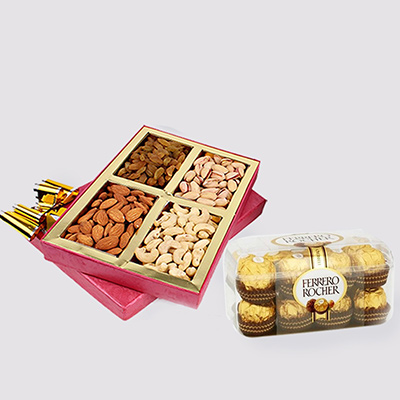 Dry Fruits with Ferrero Rocher