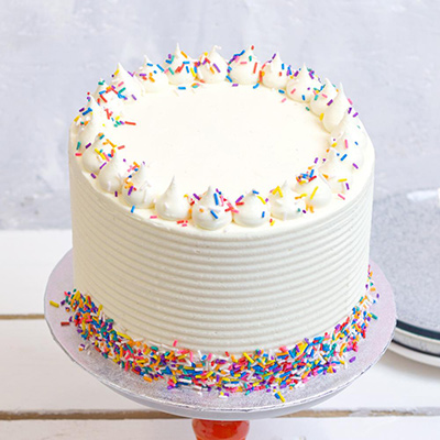 Eggless Vanilla Cake