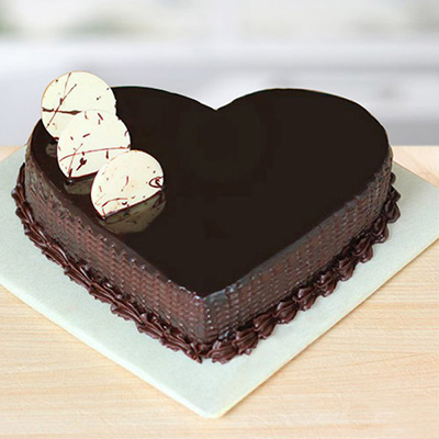 Heart Shape Chocolate Cake