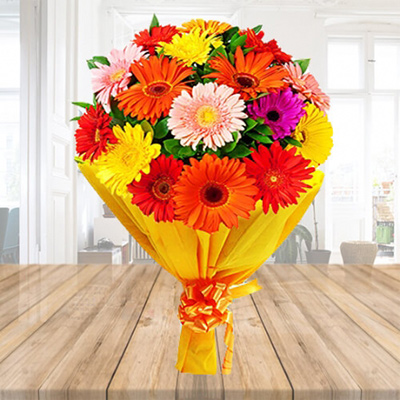 Mixed Gerbera Bouquet