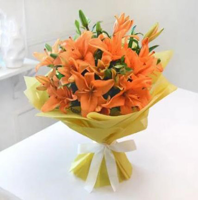 Orange Lily Bouquet