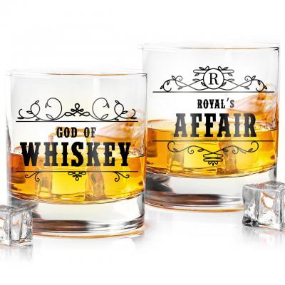 Printed Whiskey Glass