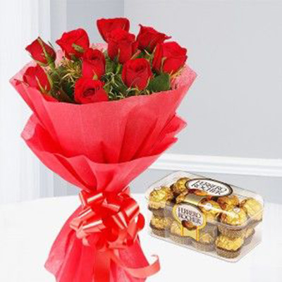 Red Roses & Ferrero Rocher