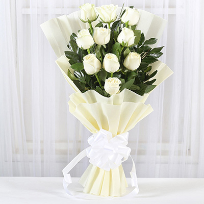 White Roses Bouquet