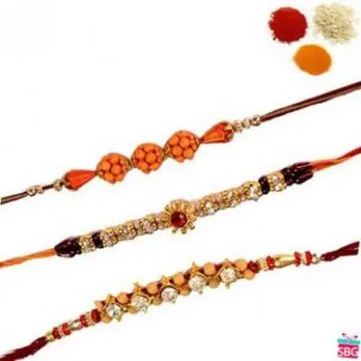 3 Mix Rakhi Set