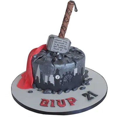 Thor Hammer Cake